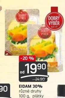 Sýr Eidam 30% Dobrý Výběr
