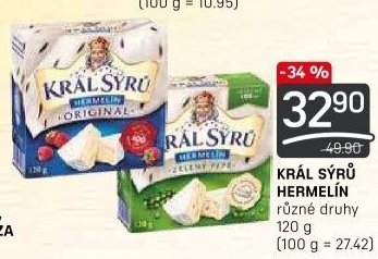 Sýr Hermelín Král sýrů