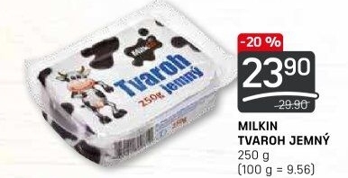 Tvaroh jemný Milkin