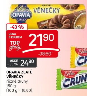 Věnečky Zlaté Opavia