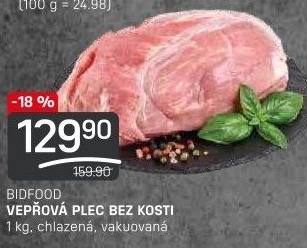 Vepřová plec bez kosti Bidfood