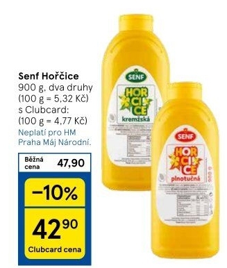 Hořčice Senf