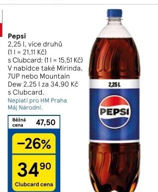 Limonáda Pepsi