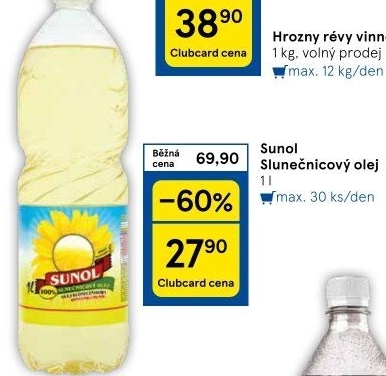 Slunečnicový olej Sunol