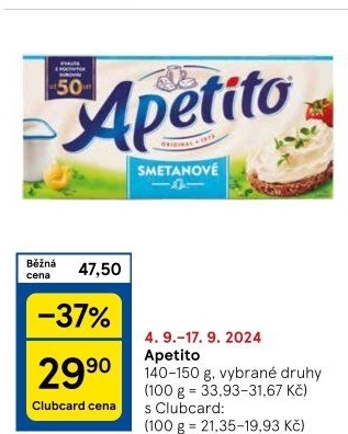 Sýr tavený Apetito