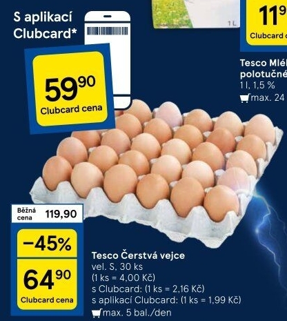 Vejce S Tesco