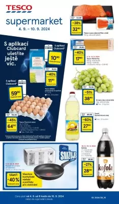 akční leták Tesco 4.9.2024-10.9.2024