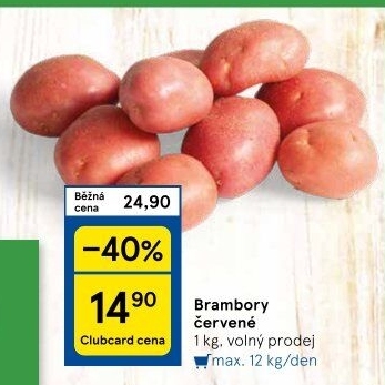 Brambory červené