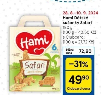 Dětské sušenky Hami