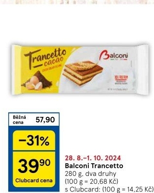 Dezert Trancetto Balconi