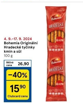 Hradecké tyčinky Bohemia