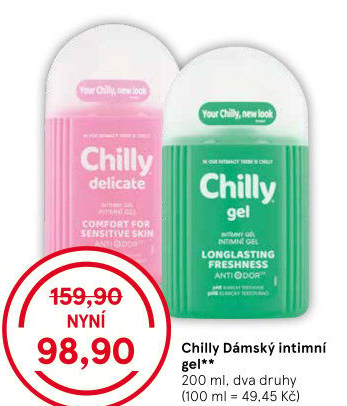 Intimní gel Intima Chilly