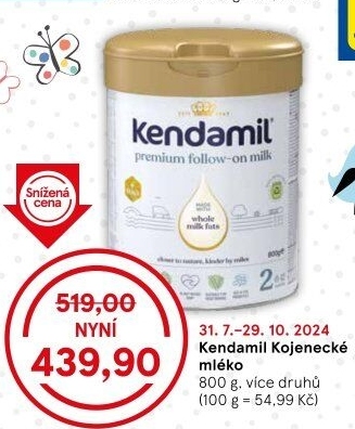 Kojenecká výživa Kendamil