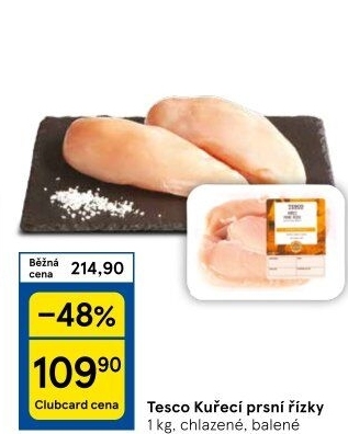 Kuřecí prsní řízky Tesco