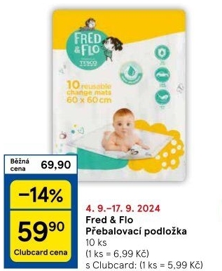 Přebalovací podložky Fred&amp