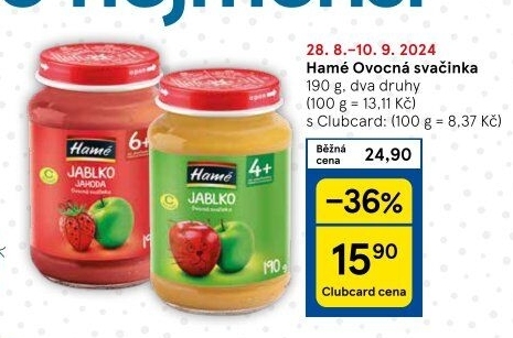Přesnídávka ovocná Hamé