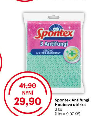 Utěrka houbová Antifungi Spontex