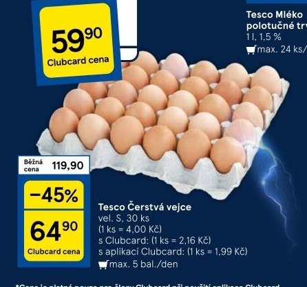 Vejce S Tesco