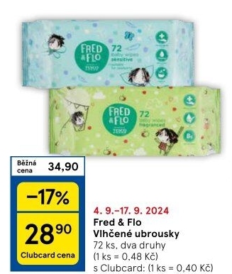 Vlhčené ubrousky Fred&amp