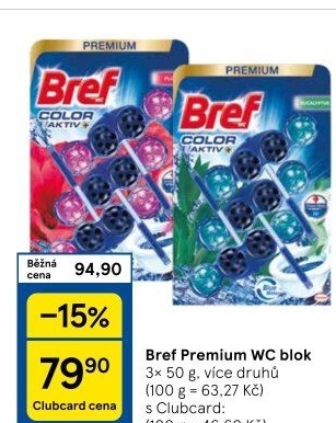 WC blok tuhý Premium Bref