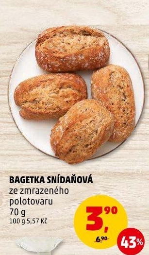 Bageta snídaňová