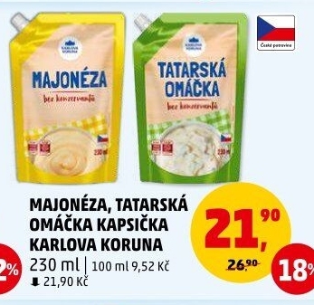 Majonéza Karlova Koruna