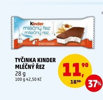 Řez mléčný Kinder