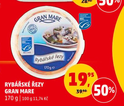 Řezy rybářské Gran Mare