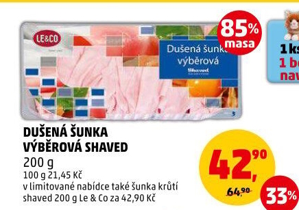 Šunka dušená výběrová LE&amp