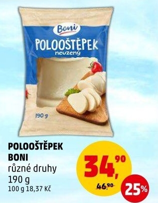 Sýr Polooštěpek Boni
