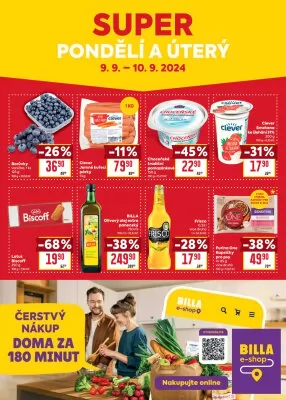 akční leták BILLA 4.9.2024-10.9.2024