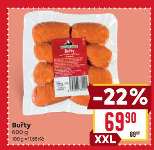 Buřtíky Kostelecké uzeniny
