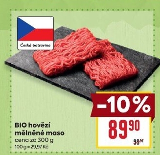 Hovězí mleté maso bio