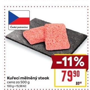 Kuřecí steak mletý
