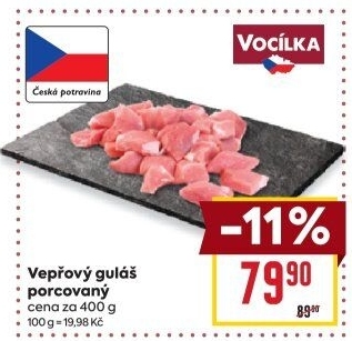 Maso na guláš vepřové Vocílka