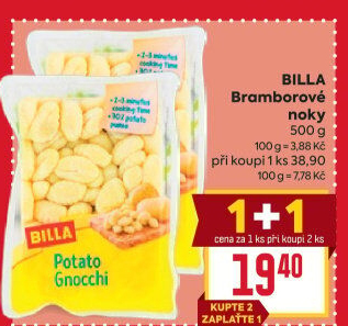 Noky bramborové Billa