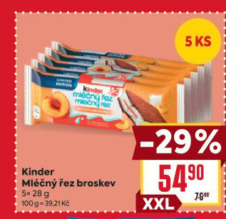 Řez mléčný Kinder