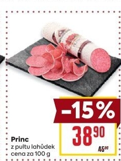 Salám Princ Kostelecké uzeniny