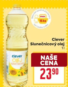 Slunečnicový olej Clever