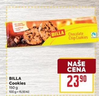 Sušenky Cookies Billa