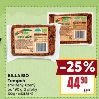 Tempeh uzený Bio Billa