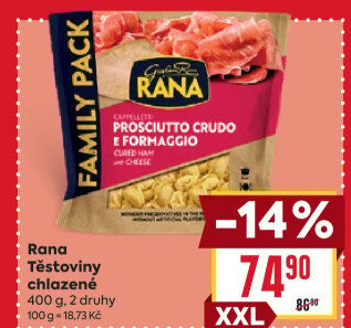 Těstoviny plněné čerstvé Giovanni Rana