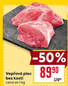 Vepřová plec bez kosti