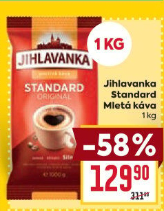 Mletá káva Standard Jihlavanka