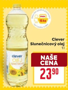 Slunečnicový olej Clever