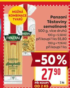 Těstoviny Panzani