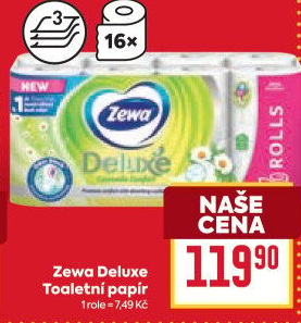 Toaletní papír 3vrstvý Deluxe Zewa