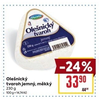 Tvaroh jemný Olešnický Moravia