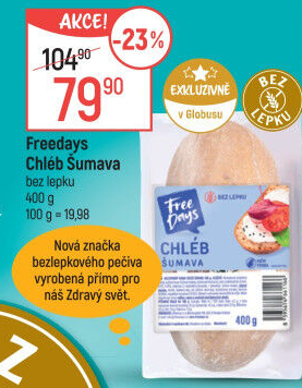 Chléb bez lepku Šumava Amaranth