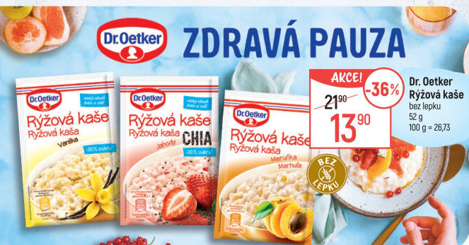 Kaše rýžová bez lepku Dr. Oetker